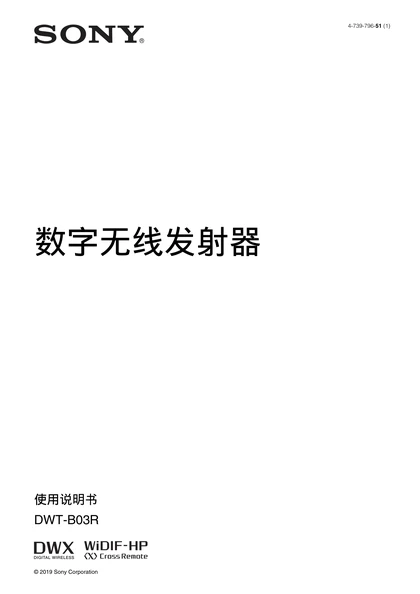 sony 索尼DWT-B03R